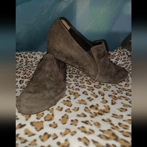 Paul Green München Suede Sophie Slip-on Size 8 1/2